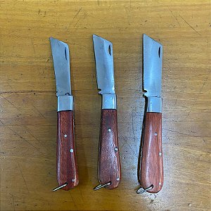 Canivete Tradicional Cabo de Madeira