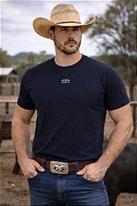Camiseta Masculina 4x4 Basic Azul Petróleo