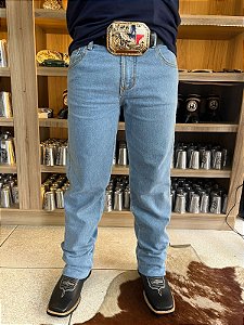 Calça Tradicional Pura Raça Reta Masculina Deleve