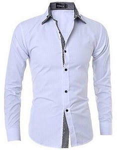 Camisa Social Premium Slim Estilo Russo