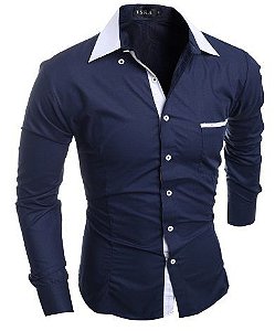 Camisa Social Slim Estilo Roménia