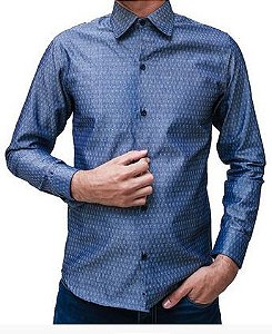 Camisa Jeans Estilo Berlim Slim Noblemen's