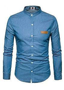 Camisa Social Slim Fit Sarja Estilo Romenia