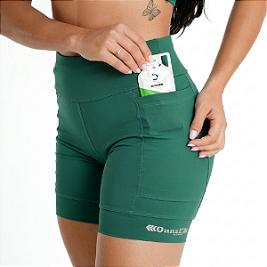 bermuda compressão com barra unissex floresta