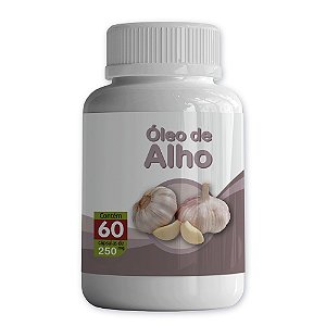 Óleo de Alho com 60 cápsulas