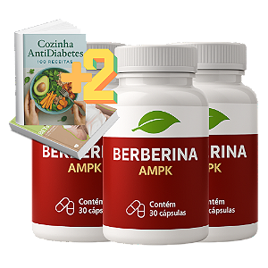 Berberina [AMPK] – Controle Natural da Glicose e Queima de Gordura - TRATAMENTO PARA 3 MESES