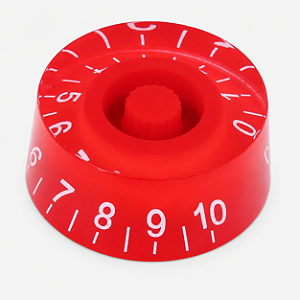 Knob Vermelho Guitarra Baixo Les Paul SG PRS Stratocaster Unidade