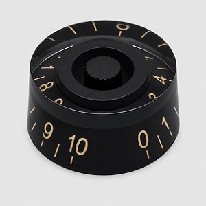 Knob Preto Guitarra Baixo Les Paul SG PRS Unidade