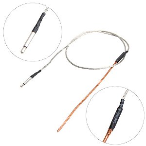 Captador Rastilho Flexível Violão Aço Nylon Com Conector P1