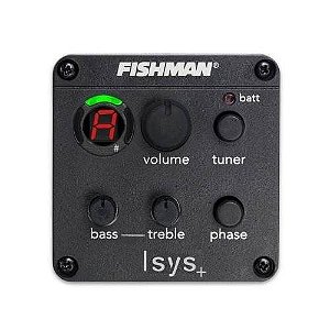 Preamp Captador Equalizador 3 Bandas para Violão Aço Nylon - Fishman Isys+