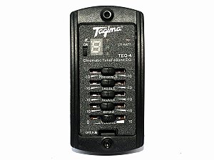 Preamp Captador Equalizador 4 Bandas para Violão Aço Nylon - TEQ-4