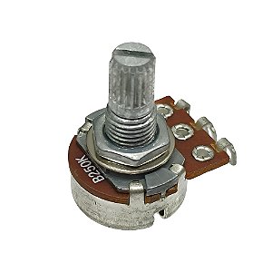 Potenciômetro Tone p/ Guitarra e Baixo B250K Eixo Curto