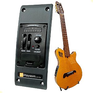 Captador UK300T Adaptado Para Preamp Akkord Violão Condor CFN CFS