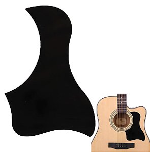 Escudo para Violão Folk Jumbo Clássico Aço Nylon Preto