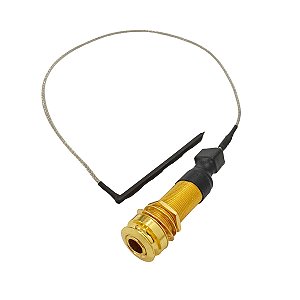 Captação Passiva de Rastilho para Cavaco Banjo Ukulele Jack Dourado