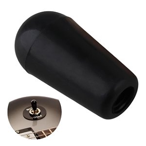 Knob para Chave Comutadora Guitarra Lespaul 4mm Preto 1Un