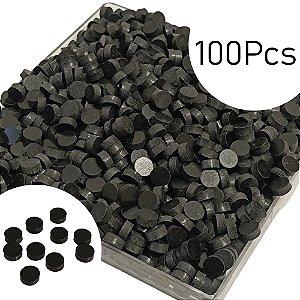 Marcação Escala Violão Guitarra Baixo ABS Preto 100pçs