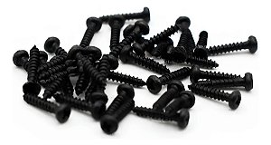 Parafusos para Fixação de Tarraxa Violão Preto Kit com 8pçs