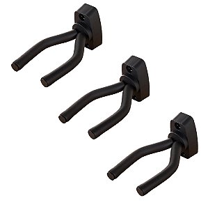 Suporte de Parede para Violão Guitarra Baixo 3 Un.
