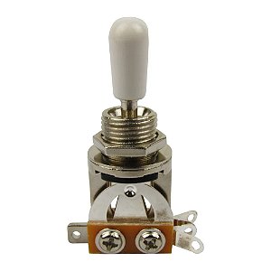 Chave 3 Posições Guitarra Les Paul Knob Branco
