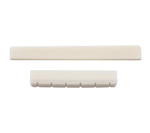 Rastilho e Nut de OSSO Natural Para Violão Nylon