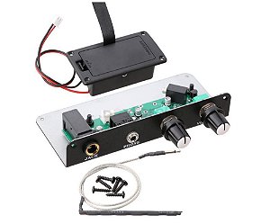 Preamp Captador para Violão Vazado c/ Saída para Fones de Ouvido - HS1000