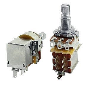 Potenciômetro Push Pull B500k Para Guitarra E Baixo