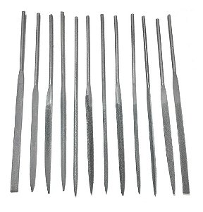 Jogo de Limas para Artesanato - Kit com 12 Pçs MARBERG