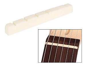 Nut Pestana Osso Moldada Guitarra 42mm