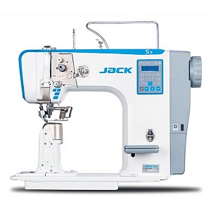 Máquina de Costura Coluna Transporte Triplo Eletrônica Direct Drive Jack JK-S5-91