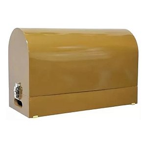 Baú Portátil para Máquinas de Costura Domésticas Cor Cedro