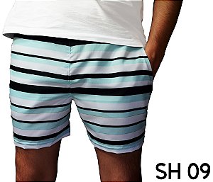 Short Praia Piscina Masculino Moda 2019 Listras