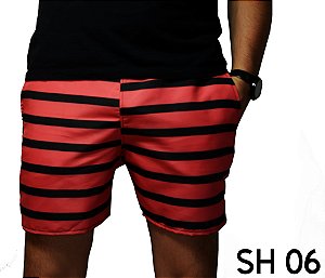 Short Praia Masculino Moda 2019 Listras