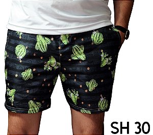 Short Praia Masculino Moda 2019 Cactus