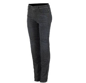 Calça Alpinestars Feminina Jeans Proteção Daisy V2 Preta