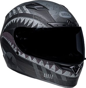 Capacete Bell Qualifier Dlx Mips Devil May Care Cinza Fosco