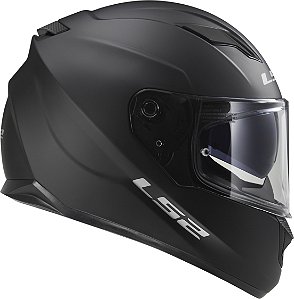 Capacete Ls2 FF320 Stream Monocolor - Preto Fosco