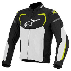 Jaqueta Alpinestars T-gp Pro Air Preta Branca Amarela