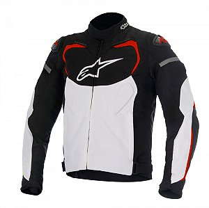 Jaqueta Alpinestars T-gp Pro preta branca vermelha