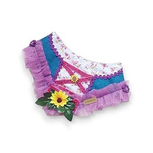 Bandana pet de festa junina brilhante