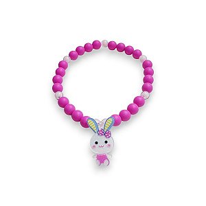 Colar pet Pink de Páscoa