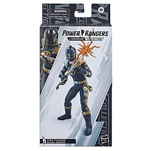 Power Rangers Dino Thunder Lightning Collection black ranger preto