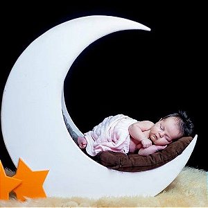 Lua Nova para ensaio fotográfico newborn acompanhamento