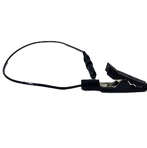 Terminal Eletrodo de EMG Highlander tipo Jacaré preto 20cm