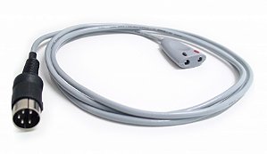 Cabo Coaxial Blindado de Extensão com 2 Vias, 1,5 metros