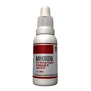 Minoxidil 5% sem álcool 100ml - Trichosol
