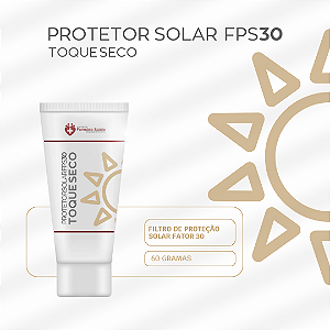 Protetor Solar Toque Seco Antialérgico FPS30 60g