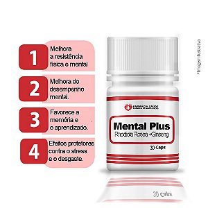 SupleMental Plus 60 cápsulas - Neuroestimulador