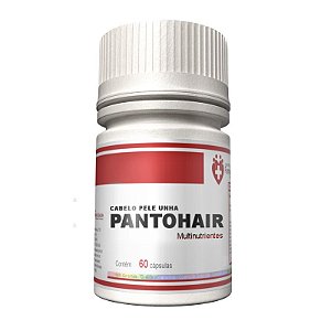 PantoHair 60 cápsulas - Nutriente para Cabelo, Pele e Unhas