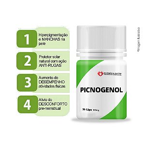 Picnogenol 100mg 30 cápsulas - Pinus Pinaster